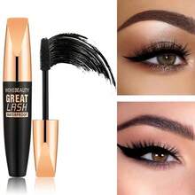 3-Piece Mascara Set: Plump, Curled, Slender, Thick, Waterproof, Non-Smudging, Long-Lasting 4D Mascara Eye Makeup Set - 黑色 - 查看 6