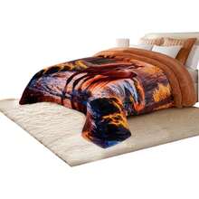 Suavecito Double Jumbo Shearling Reverse Coverlet - Nazari - View 2