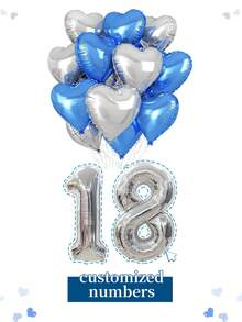 بالونات أرقام مخصصة قياس 32 بوصة باللون الأسود والذهبي والفضي ، إكليل من البالونات على شكل قلب قياس 18 بوصة باللون الأسود والأحمر الذهبي والأزرق الفضي مناسبة لأعياد الميلاد والزفاف وحفلات استحمام الطفل وعيد الحب وحفلات عصابات العروس ، أعياد الميلاد ذات موضوع الفرايكات ، ديكورات خطوبة العروس ، مناسبة لأعياد الميلاد والذكرى السنوية ورأس السنة واستحمام الطفل والتخرج والخطوبة وحفلات الزفاف
