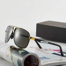 Kids Sunglasses - 銀黑框灰片 - 查看 2