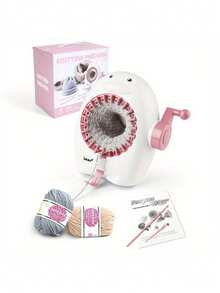 22/24/32/40/48针DIY手工编织机套装（配件颜色随机），可编织婴儿帽、围巾、袜子、手套、毛衣等作为礼物，也可用于编织宠物服装，是节日、生日、圣诞节、万圣节、新年等场合的理想礼物。 - 彩色 - 查看 6