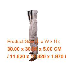 3-Layer Mesh Beekeeping Suit For Kids - Full Protective Gear For Young Beekeepers - Breathable  Outfit With Veil