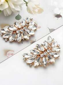 High-Heeled Shoes Decorative Accessories Shoe Accessories Wedding Shoes Accessories Shoe Buckle Removable Shoe Flower Rhinestone Shoe Clip Women's Versatile Shoe Buckle Boutique Accessories Shoe Buckle