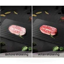 Aluminium Alloy Rapid Defrosting Tray, Household & Commercial Kitchen Meat, Seafood Defrosting Plate - Multicolor - View 4