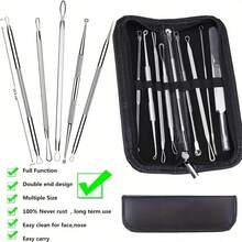 10pcs Professional Blackhead Remover Kit - Effectively Remove Blackheads, Whiteheads, And Zits For Radiant, Clear Skin - Comprehensive Skincare Tool For Deep Cleansing And Pore Purification,Blackhead Remover,Beauty,Skin Care Products,Spa,Self Care,Skin Care Tools,Face Care,Esthetician Supplies,Skin,Face Wash,Facial