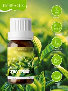 EMBRACEX. 100% Pure Natural Tea Tree Essential Oil, Effective - For Daily Health, Aromatherapy, And DIY Candle Making - 1 Bottle 10ml - Tea Tree Essential Oil - View 2