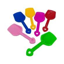 8pcs Large Thick Plastic All-In-One Beach Shovel, Snow Shovel, Sand Digging Toys
