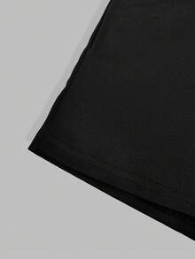 HESSEN 女士休闲简约纯色字母印花宽松T恤短裤两件套，加州西海岸标志上衣短裤套装，黑色两件套，适合春夏穿着，健身慢跑服，外出上衣短裤套装，适合约会、聚会、派对、毕业典礼、生日、度假、母亲节等场合。 - 黑色 - 查看 5