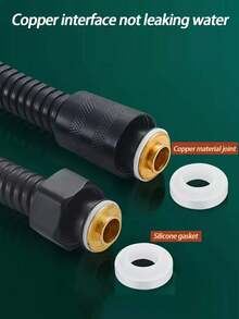 3件套高压手持喷枪套装，采用ABS塑料材质，配有壁挂式喷头、59英寸柔性软管和易于安装的坚固支架。适用于浴室和卫生间冲水、户外房车清洁、宠物淋浴、浴室和洗衣房清洁。现代家居必备用品。节日送礼佳品。