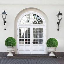 1 Stück Künstliche Mailänder Grasbälle, grüne Kunststoffgrasbälle für Outdoor-Hochzeit, Heim-Deckendekor, Innenraumbepflanzung, Einkaufszentrum, Hochzeitsdekoration an der Decke