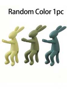 Hydroponische Pflanzenhalterung, kaninchenförmiger Plastikfixator, Haushalt Blumentopf Fischglas Vase, Rahmen zur Aufrichtung des Pflanzenwachstums, Garten Ornament Dekoration Rahmen