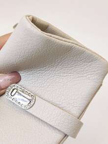 MINGYOU Women Short Soft PU Leather Large Capacity Wallet, Multifunctional Multi-Layer Purse With Magnetic Snap Closure, Multiple Card Slots Handbag Coin Pouch, Lightweight Convenient For Party, Date, Holiday Gift