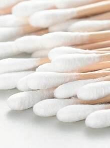 1000 Count Bamboo Universal Cleaning Swabs - Standard Bud With Double Tips For Personal Hygiene, Home Clean, Beauty, Ear, Applicator, Cleansing - Formaldehyde-Free, Multi-Purpose Use, Personal Care Accessories, Ergonomic Design, Durable Swabs