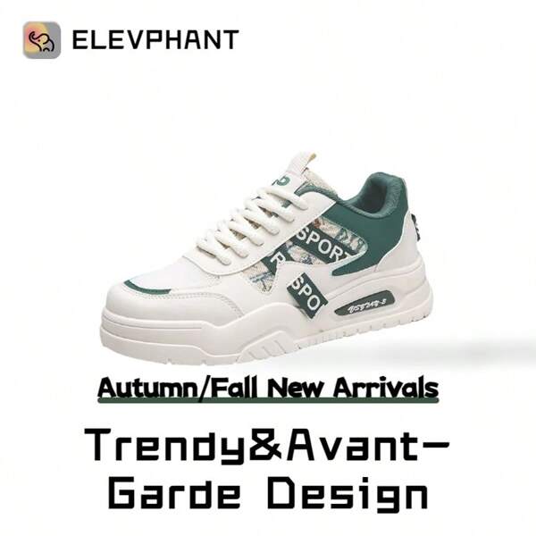 Modische Boardschuhe für Teenagerjungen: rutschfeste Gummisohle | atmungsaktives Mesh-Obermaterial | sportliches Design für ganztägigen Tragekomfort | vielseitiger Straßen-Essenzartikel