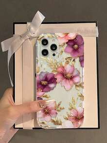 Peony Flowers Pattern Curly Wave Phone Case Compatible With AppleCompatible With Compatible With IPhone 16/11/12/13/14/15/15pro/15 Plus/15 Promax/7plus/8plus/X/Xs Max/Xr/11pro/12pro/13pro/14pro/12mini/13mini/11promax/12promax/13promax/14promax/14plus/6/6s/6plus/7/8/16Pro/16plus/16promax/Se&Compatible With Samsung Galaxy/A54/A14/A12/A13/A15/A32/A33/A24/A52S/S20/S21/S22/S23/S24/S23Plus/S24ultra - 1 cái - Xem 2