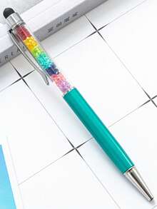 Customized Text/Logo Crystal Stylus Pen, Capacitive Touch Screen Pen For Smartphones, Back To School Gift, Gift For Teachers And Friends, Metal Promotional Pen,Office Decor - Rainbow Crystal Pen - View 7