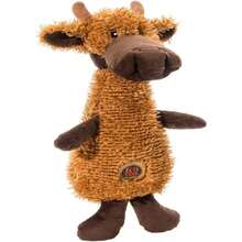 Outward Hound Scruffles Moose Plush Squeaky Dog Toy, Large - Nai sừng tấm - Xem 6