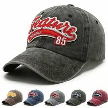 Unisex Distressed "Orlando 01" Embroidered Baseball Cap – Vintage Adjustable Outdoor Casual Hat