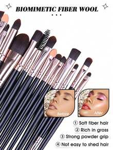 33件套专业化妆刷套装，含刷子清洁垫，包括：20支化妆刷、3个化妆海绵、3个洁面海绵、6个三角粉扑，适用于粉底、腮红、眼影、遮瑕等。化妆刷套装，化妆刷套装，化妆刷套装，全套化妆刷，化妆刷套装，全套化妆套装，化妆刷套装，化妆刷套装，化妆刷礼盒套装