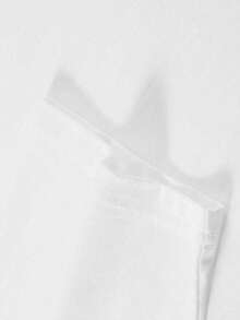 (Double Sided Printing)Letter Printed Fashionable And  Soft And Comfortable Casual T-Shirt, Suitable For Both Men And Women - 白色 - 查看 5