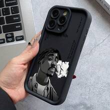 Funda de teléfono Fashion Rapper para 16 16e 15 14 Plus 13 12 11 Pro X Xs XR 8 e Protección de lente suave Capa Cover Funda Protectora Carcasa Moda Creativa - Colores mixtos - Ver 8