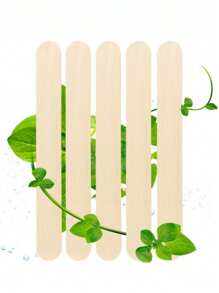 10/50/100pcs Disposable Wooden Waxing Sticks| Hair Removal Beans|Full Body Waxing Kit For Women|Painless At-Home Hair Removal|Travel Size