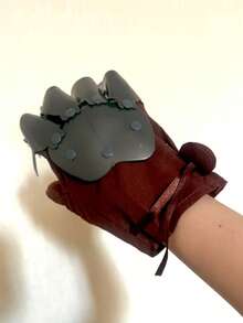 1 件动物爪手套化装舞会手套角色扮演怪物爪子手套恐怖派对手套狂欢节舞会道具中号万圣节 - 彩色 - 查看 5