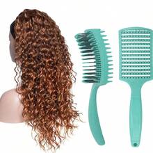 Curl Defining Brush,Curly Hair Comb,Detangling Brush Styling And Curved Vented Brush For Women And Men,Wet Or Dry (Green),Hair Tools,Hair Items,Travel Essential,Travel,Barber,Hairstylist,Barber Accessories,Valentine's Day,Hair Supplies,Hair Stylist,Barbershop,Salon,Vacation Essentials,Hair Products,Barbershop,Valentine's Gift,Travel Essentials For Women,Hair Stylist Tools - Pink - View 11