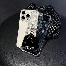 Funda de teléfono SamsungAnime Prison Football compatible con iPhone 16 15 14 13 12 11 Pro Max X XR XSMAX 8 7 Plus, cubierta trasera transparente suave a prueba de golpes. - transparente - Ver 6