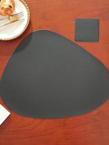 8/12 Pcs Hotel/Restaurant Placemat/Coaster Set, Premium Table Mats, Easy To Clean Multi-Color Heat-Resistant Pads To Protect Tabletop, Suitable For Weddings, Parties, Home, Hotel, Kitchen, Festive Decoration