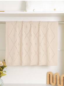 1 件婴儿针织毯，休闲简约儿童毯，四季婴儿襁褓包