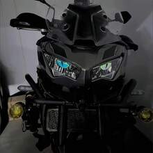 New Luminous 3D Devil Eyes Decal Stickers, Motorcycle, Electric Bike, Car Accessories, Universal Fit - Multicolor - View 5