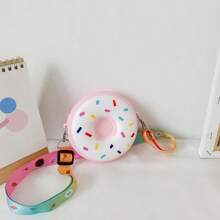 1 件 - 可爱的甜甜圈钱包，适合生日、圣诞节、万圣节礼物；甜甜圈创意背包；时尚迷你斜挎硅胶包；针线玩具、旅行玩具、课堂坐立不安玩具、迷你沐浴玩具、圣诞文具、减压球 - 完美的礼物