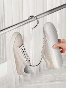 1 sztuka ze stali nierdzewnej do suszenia butów, suszarki do butów domowych, zewnętrzne balkonowe wiatroszczelne haki, suszarka do butów w akademiku wisząca suszarka do butów artefakt
