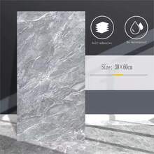 10 miếng dán tường bằng đá cẩm thạch tự dính - Gạch men 3D, chống thấm nước, chống dầu, có thể tháo rời và tái sử dụng, thích hợp cho nhà bếp, phòng tắm, phòng ngủ, cải tạo phòng khách, gạch ốp tường PVC chịu nhiệt bóc ra và dán, gạch lát sàn nhà bếp chống thấm nước - Nhiều màu - Xem 14