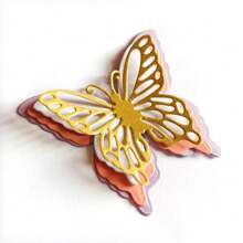 1 件 3D 分层蝴蝶切割模具套装，金属工艺模具，适用于 DIY 剪贴簿、纸卡、相册、压花、艺术装饰、问候、生日、婚礼、节日