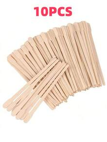 100/300pcs Wooden Wax Strips, Suitable For Eyebrow, Lip And Nose Hair Removal, Disposable Wax Strips, Eyelash Wax Strips, Hair Salon Products And Accessories, Suitable For Barbershops, Beauty Salons, Travels, Weddings, Mother's Day, Beach Outings And Festivals - Multicolor - View 12