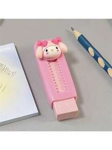Sanrio Sanrio [Authorization] 1pc Sanrio Push Pull Eraser Kulomi Yuguigou Scalable Cartoon Rubber Replacement Core Student No Shard Learning Xi Chaojing Back To School Random Style,School Supplies,Erasers,Gomas De Borrar,Hello Kitty Items,Classroom Essentials,Back To School Supplies,Cute School Supplies,Back To School