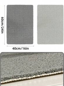 Alfombra de esponja suave de PVC, alfombra antideslizante para bañera, alfombra antideslizante para ducha, alfombra de bañera de PVC suave con agujero de drenaje, antideslizante y de secado rápido, adecuada para áreas húmedas, sin ventosas, apta para baños. Las alfombras de bañera y las alfombras antideslizantes se pueden usar juntas.