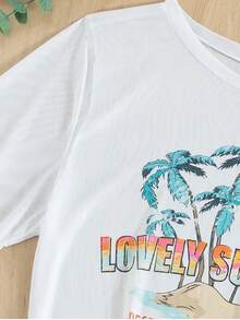 New Halter Bikini With Short Sleeved Cover Up Brazilian Bikini 3 Piece Set Swimsuit Low Waisted Beach Vacation Bathing Suit 2025 - trắng - Xem 4