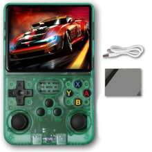 Byteuni R36S Retro Handheld Game Console With 3.5-Inch IPS Screen Retro Handheld Video Games Consoles Built-In 20k+ Classic Games Open Source Linux System Portable Style Hand Held System Pocket Video Player