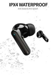 X21 无线耳机 运动耳机 入耳式耳机 游戏耳机 太空舱外观 音画同步 复合钛膜动圈喇叭 40小时超长续航 含耳罩 适用于安卓/IOS