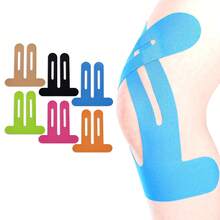 10pcs Knee Sports Tape, Muscle Support Adhesive Strips, Knee Tape Suitable For Athletes, Outdoor Fitness Sports Accessories - Multicolor - View 2
