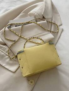 批发女士2025新款时尚水钻花朵吊坠化妆盒迷你口红单肩包斜挎包