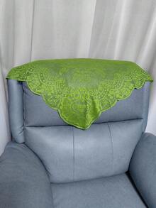 1 peça de 125 cm x 60 cm de renda verde para chapéus, abajures, toalhas de mesa, vestidos, decorações de roupas - Verde - Ver 6