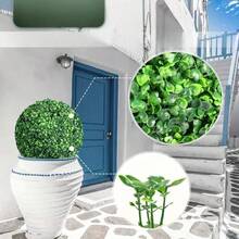 1 Stück Künstliche Mailänder Grasbälle, grüne Kunststoffgrasbälle für Outdoor-Hochzeit, Heim-Deckendekor, Innenraumbepflanzung, Einkaufszentrum, Hochzeitsdekoration an der Decke