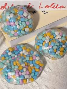 Xylitol Handmade Squeeze Ball, Suitable For Children And Adults, Slow Rebound Sensory Toy, Helps Regulate Emotions And Improve Attention, Hand Grip Stress Ball, Pull And Stretch Toy, Suitable For Children, Teenagers And Adults, Classroom Rewards, Sensory Hand Exercise Toy - Multicolor - View 8