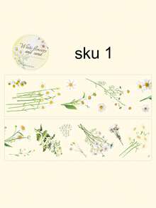1 Roll/6 Rolls, Butterfly Flower Pattern Stickers, Personalized PET Waterproof Stickers-DIY Handbook Flower Landscaping Lace Sticker Rolls, 2 Meters/78 Inches Per Roll, Decorative Stickers For Back-To-School School School Stationery And Gift Wrapping,School Supplies,Back To School - Multicolor - View 14
