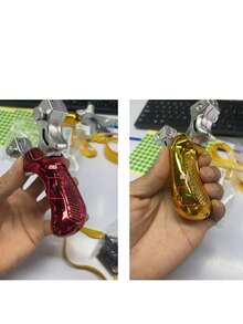 金属 98k 狙击弹弓，带水平和红光瞄准功能，户外狩猎练习射击能力，便携式玩具（产品在生产过程中可能存在缺陷和划痕，但不影响其使用。如果您介意，请勿下单） - 多色 - 查看 8