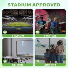 MAY TREE Clear Backpack For Stadium Events, 12x11x5 Inches Small Clear Backpack For Concert Festival Sports Outdoor - Pink